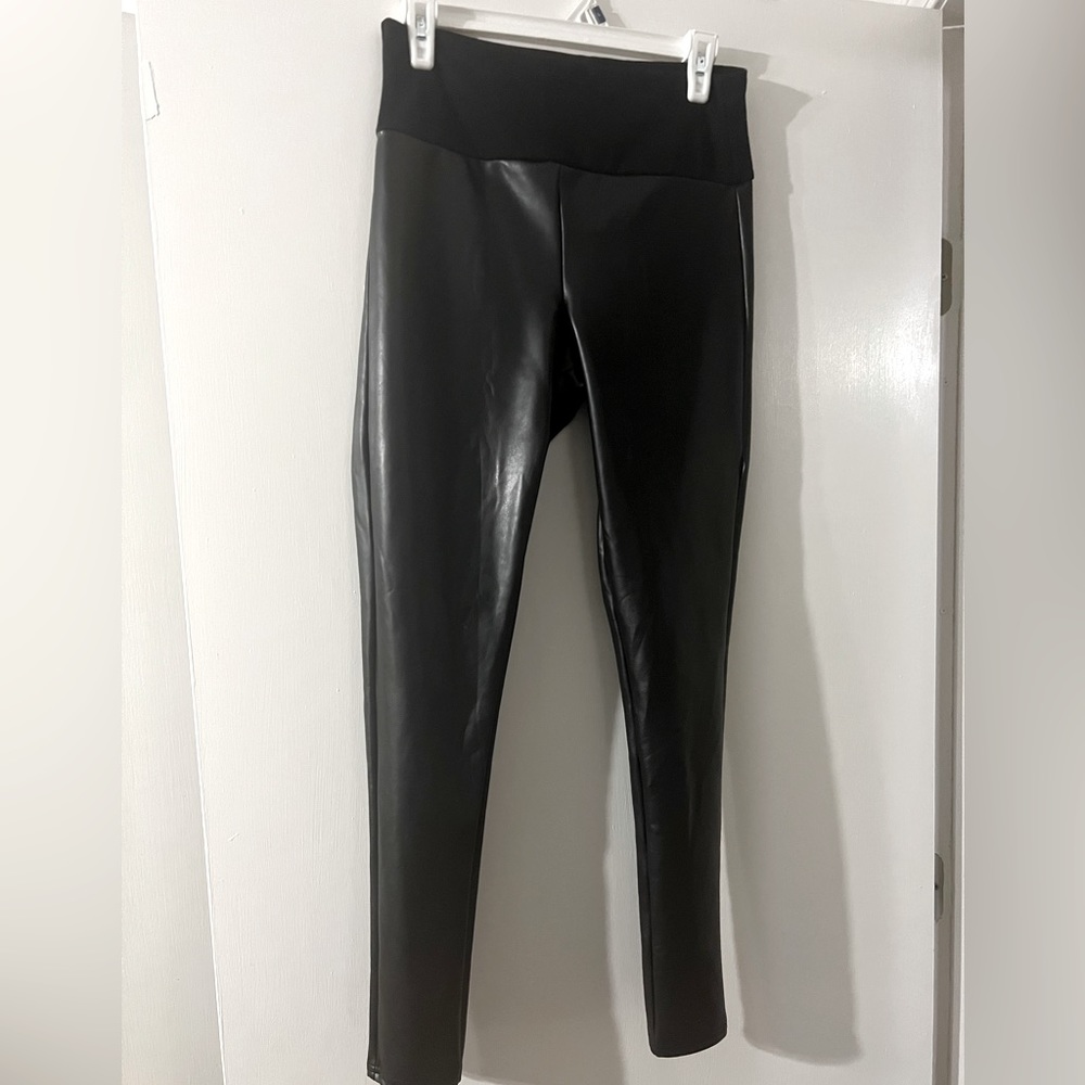 Assets by Spanx (p)leather pants.
